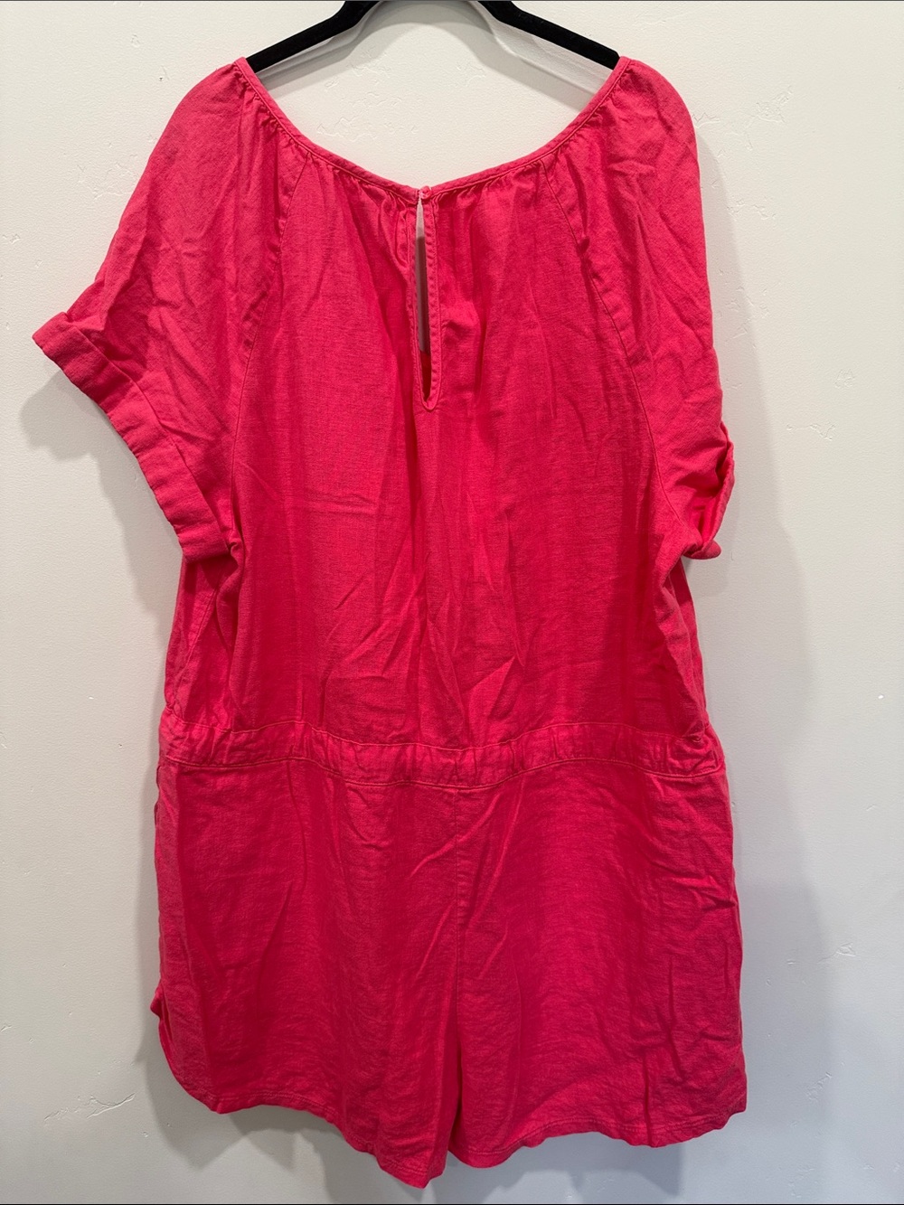 Red Universal Thread Romper - Picture 3 of 4
